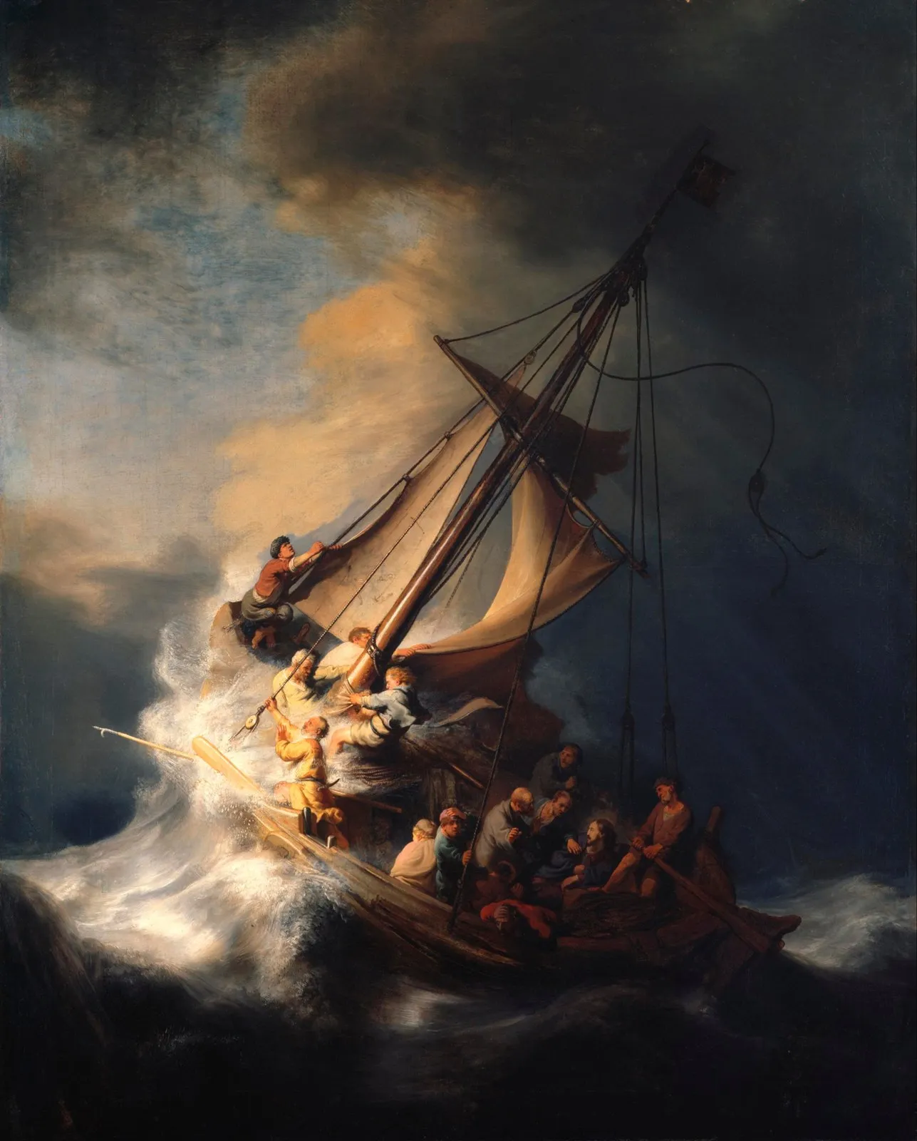 Christ in the Storm on the Sea of Galilee, Rembrandt, 1633