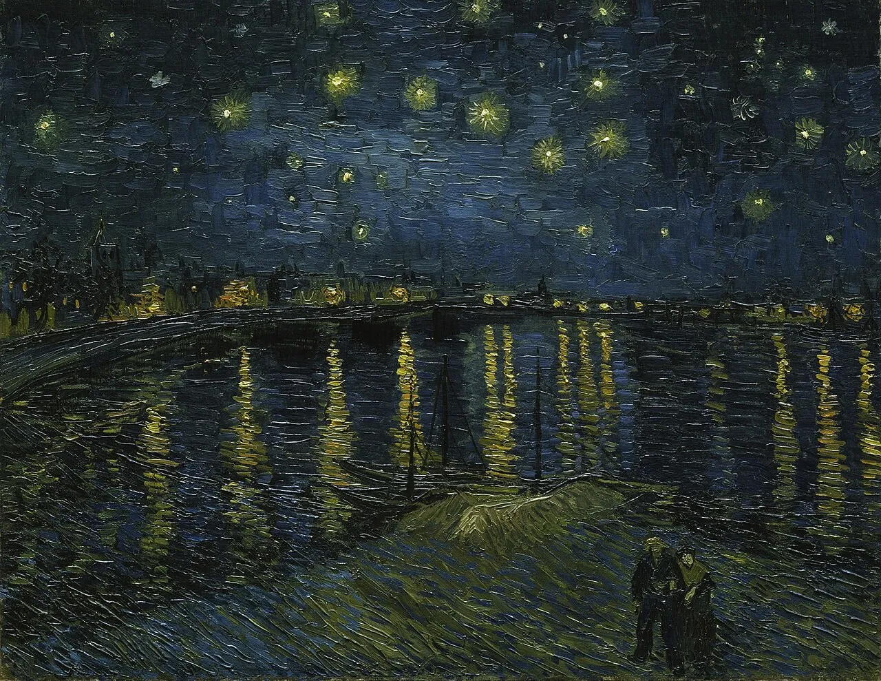 Starry Night Over the Rhône, Vincent van Gogh, 1888